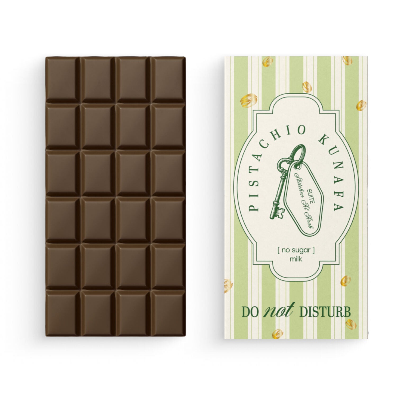 PISTACHIO KUNAFA MILK CHOCOLATE